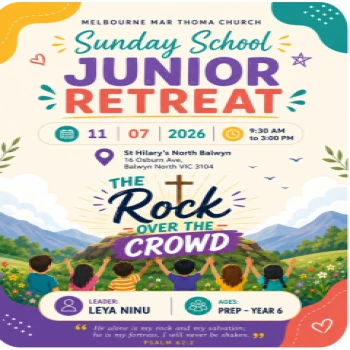 Sunday School Jnior Retreat 2026